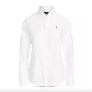 Ralph Lauren White Cotton Oxford
